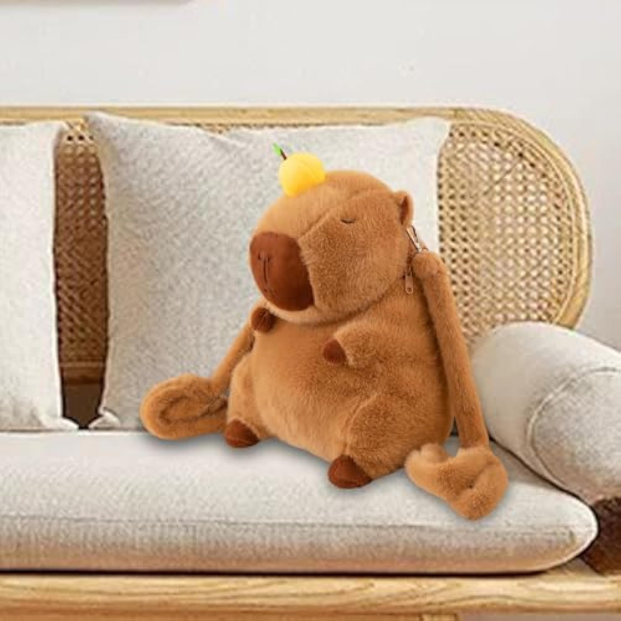 Funny Plush Capybara Backpack for Birthday Gift
